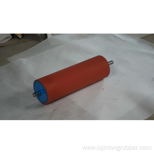 Special rubber roller production